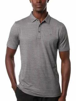 Travis Mathew The Heater Polo - Sleet/Quiet Shade