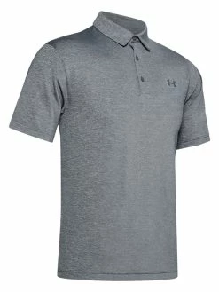 Under Armour Playoff Heather Polo - Steel/Pitch Grey