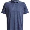 Under Armour Playoff Heather Polo - Midnight/Pitch Grey -Deals Golf Apparel Store shirt ua32013511312041020men20navy 1 77304.1678186039