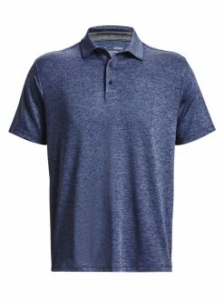 Under Armour Playoff Heather Polo - Midnight/Pitch Grey