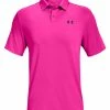 Under Armour T2G Polo - Rebel Pink -Deals Golf Apparel Store shirt ua32013681222065220men20pink 1 46723.1678186025