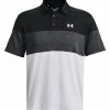 Under Armour Playoff Blocked Polo - Black/Black/White -Deals Golf Apparel Store shirt ua32013706682000220men20black 1 08356.1678185550
