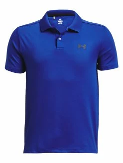 Under Armour JR Boys Performance Polo - Royal