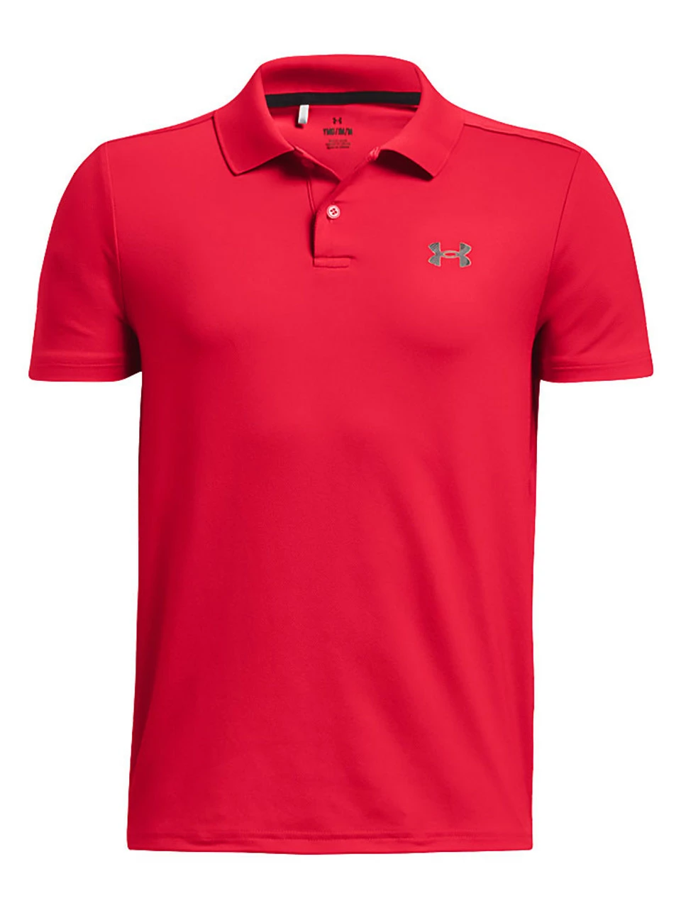 Under Armour JR Boys Performance Polo - Red 3 Under Armour JR Boys Performance Polo - Red