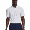 Under Armour Luxe Polo - White -Deals Golf Apparel Store shirt ua32013773622010020men20white 1 96899.1675678855