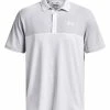 Under Armour Performance 3.0 Colourblock Polo - White/Halo Grey -Deals Golf Apparel Store shirt ua32013773752010320men20white 1 32640.1675171402