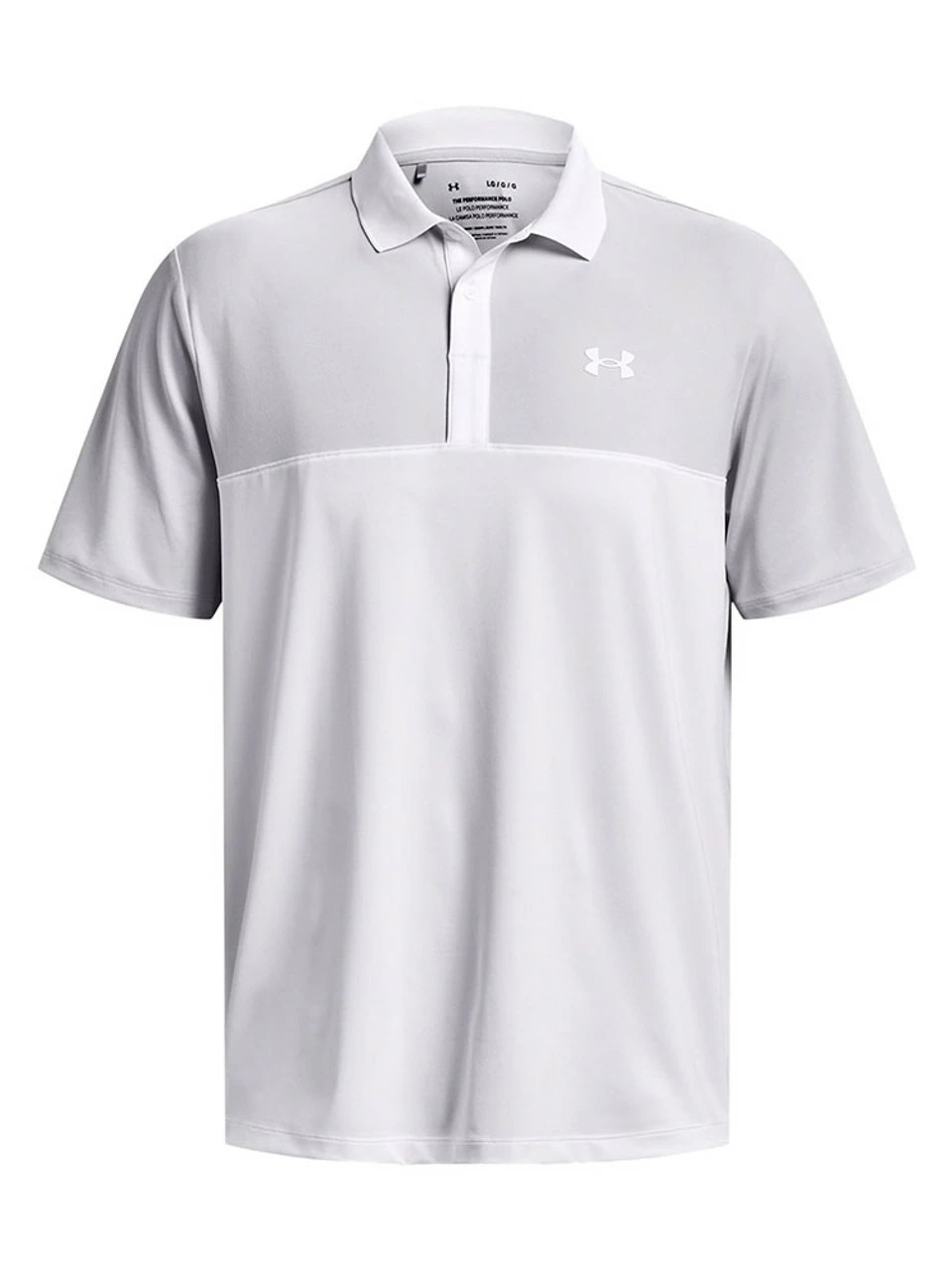 Under Armour Performance 3.0 Colourblock Polo - White/Halo Grey 3 Under Armour Performance 3.0 Colourblock Polo - White/Halo Grey