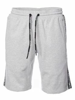 DKNY Sport Park Slope Tape Shorts - Silver Marl