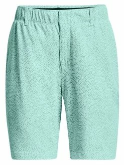 Under Armour Women's Links Printed Shorts - Sea Mist/Neptune/Metallic Silver