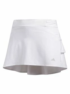 Adidas JR Girls Primegreen Ruffled Skort - White