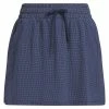 Adidas Seersucker 16-Inch Golf Skort - Collegiate Navy