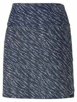 Puma Women's PWRMESH Whitewater Golf Skort - Navy Blazer/Bright White