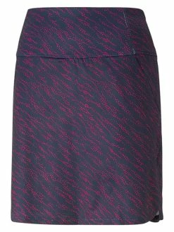 Puma Women's PWRMESH Whitewater Golf Skort - Navy Blazer/Orchid Shadow