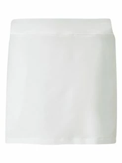 Puma JR Girls Knit Golf Skort - Bright White