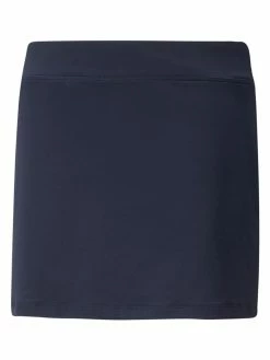 Puma JR Girls Knit Golf Skort - Navy Blazer