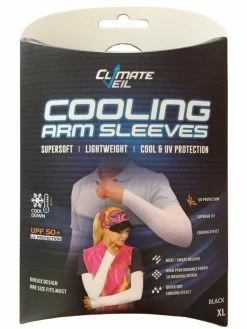 Climate Veil Cooling UV Arm Sleeves - Black