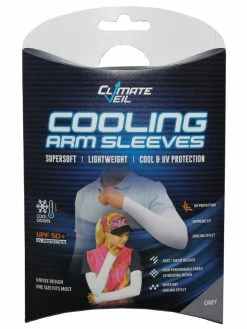 Climate Veil Cooling UV Arm Sleeves - Grey