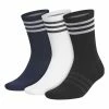 Adidas Crew Socks 3 Pairs -Deals Golf Apparel Store sock ad320crew20320pairs20men multi 912 2 95160.1675823407