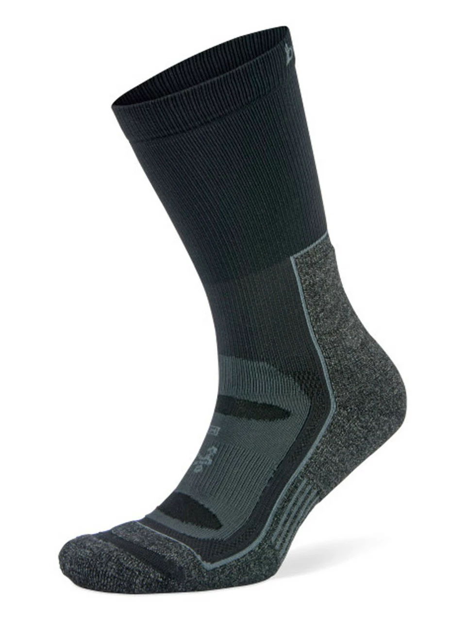Balega Blister Resistant Crew Socks - Grey/Black 3 Balega Blister Resistant Crew Socks - Grey/Black