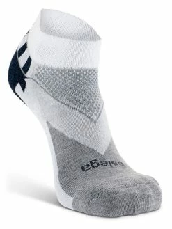 Balega Enduro V-Tech Low Cut Socks - White/Midgrey