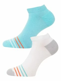 Calvin Klein W Andrus Tech Socks (2 Pairs) - Light Opal/White