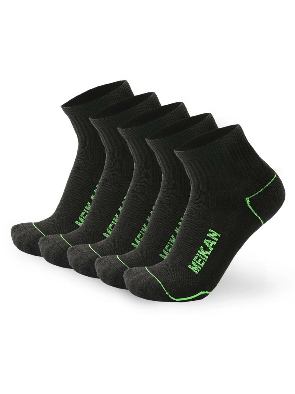 Meikan Socks Meikan 5 Pack Quarter Cut REPREVE Performance Sports Socks 3 Meikan Socks Meikan 5 Pack Quarter Cut REPREVE Performance Sports Socks