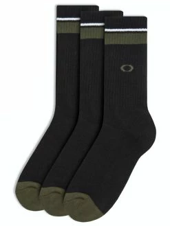 Oakley Essential 3 Pairs Of Socks - Blackout