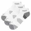 Puma Essential 1/4 Cut 3 Pair Pack Socks 2 Puma Essential 1/4 Cut 3 Pair Pack Socks -Deals Golf Apparel Store sock pu22085856220men white 1 95658.1667492020