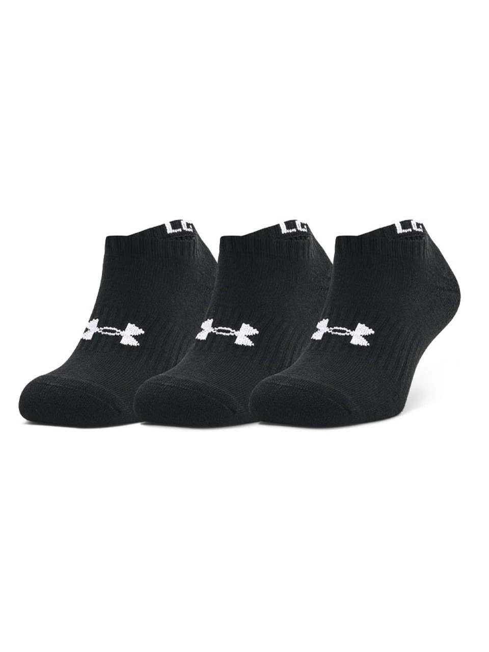 Under Armour Core No Show 3-Pack Socks 3 Under Armour Core No Show 3-Pack Socks