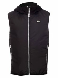 DKNY Sport Parker Hybrid Gilet - Black