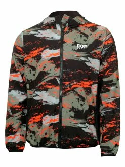 DKNY Sport Shackle Full Zip Windbreaker - Brushstroke/Black